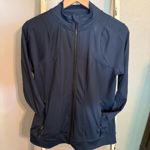 Kyodan Women’s Dark Blue Athletic Zip Up Jacket Size M